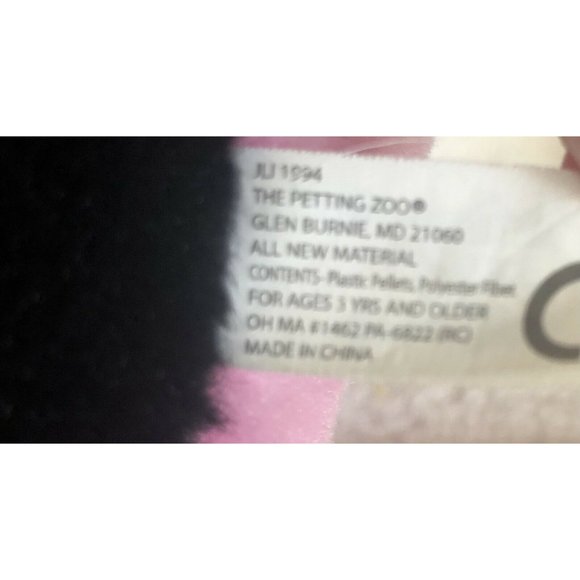 The Petting Zoo 13” Pink Black Penguin Plush Walking Vintage‎ Soft Beanie Tail - Picture 6 of 6